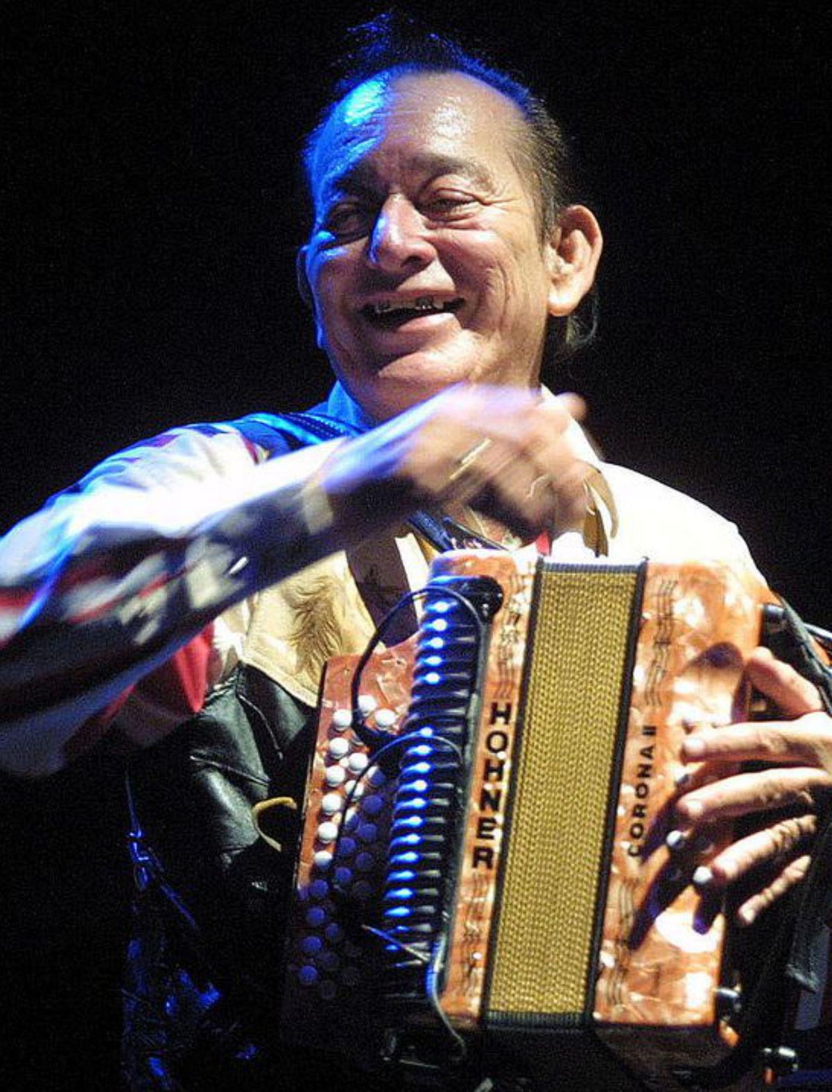 L’influent rei de l’acordió tex-mex