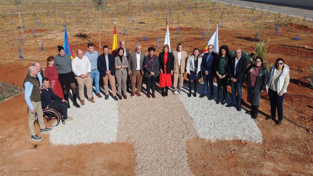 La inauguración del bosque olímpico de Onda, en imágenes