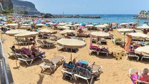 Playa de Mogán, en Gran Canaria.