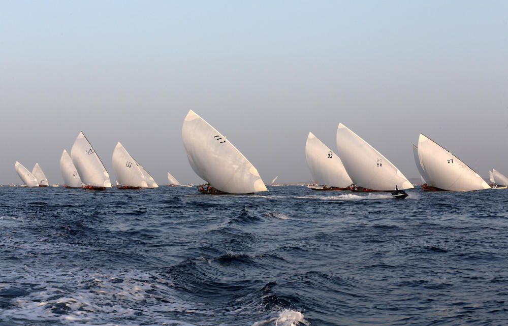 Teams compete in the 29th annual dhow sailing ...