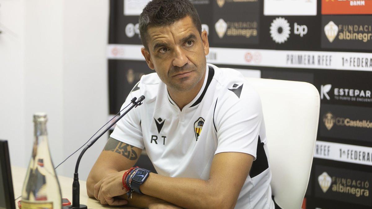 Rubén Torrecilla, en la rueda de prensa del Estadio Castalia.