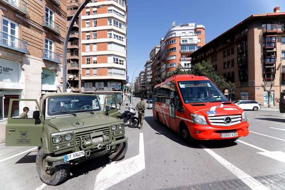 Murcia en su tercer domingo de confinamiento