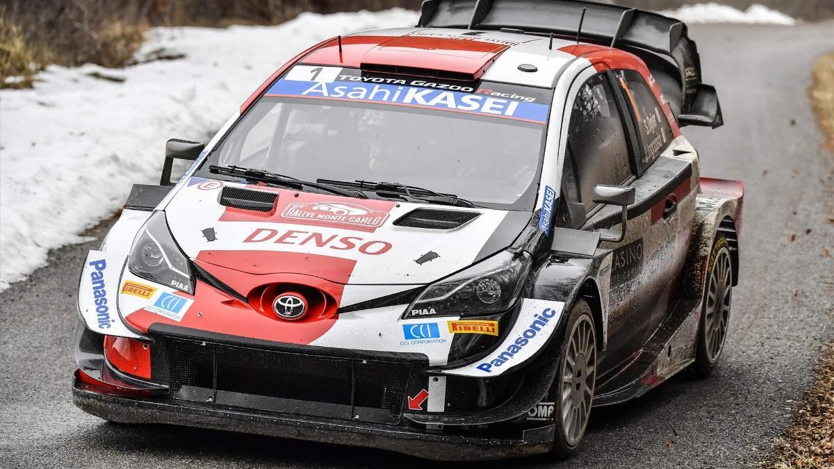 Ogier durante la tercera jornada del Rally de Montecarlo