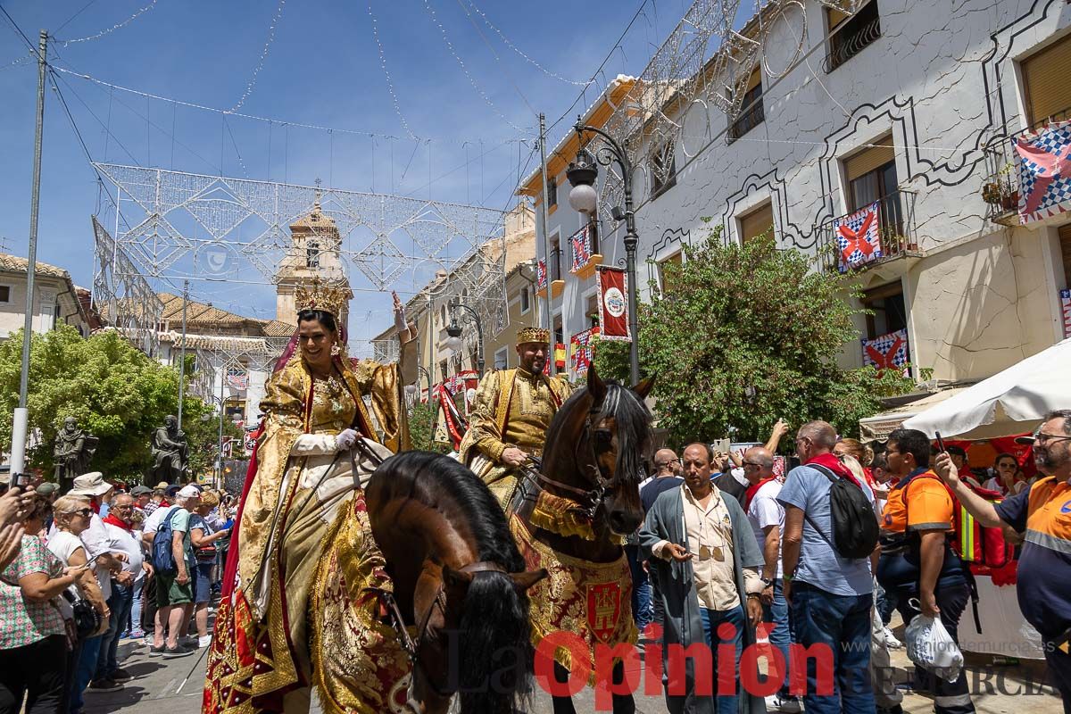 Moros y Cristianos en la mañana del dos de mayo en Caravaca