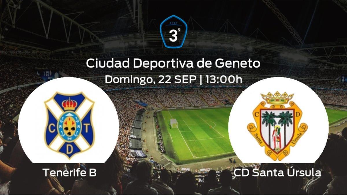 Previa del partido: el Tenerife B recibe al Santa Úrsula en la quinta jornada