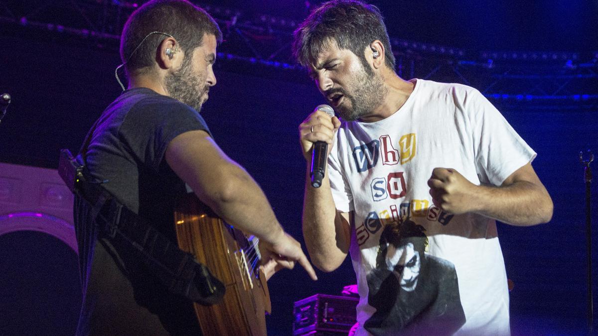 Estopa en el festival de Porta Ferrada (9-8-2016).