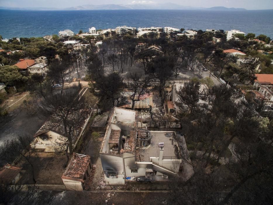 Las consecuencias de los incendios de Atenas