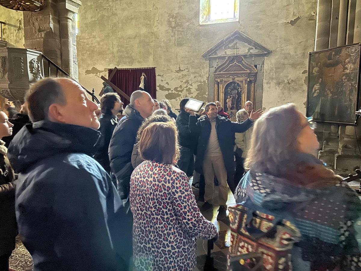 EN IMÁGENES: El monasterio de San Salvador de Cornellana acoge una nueva jornada de visitas guiadas