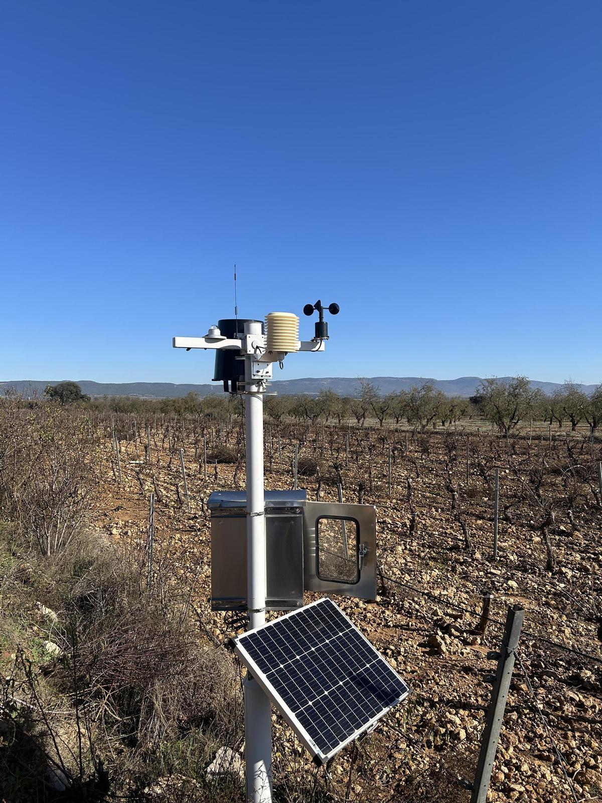 Una de las estaciones meteorológicas de 4Piot.