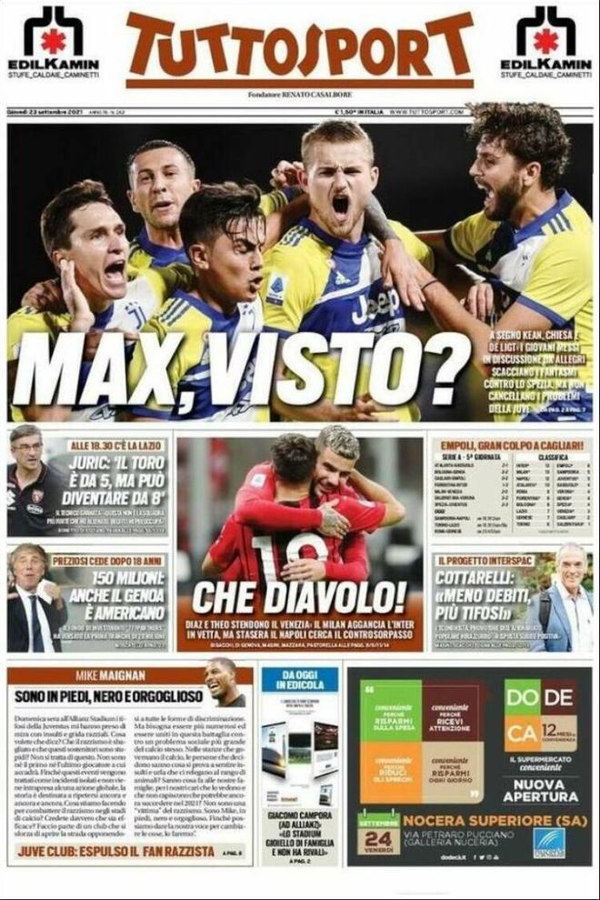 Las portadas de la prensa deportiva de hoy