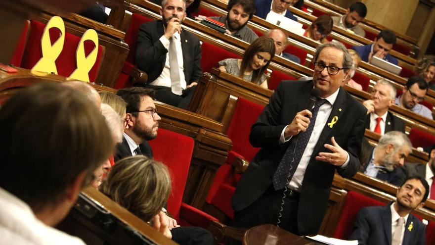 Torra, Puigdemont i Mas demanen a Felip VI «reparar les ferides» que va obrir amb el seu discurs post-1-O