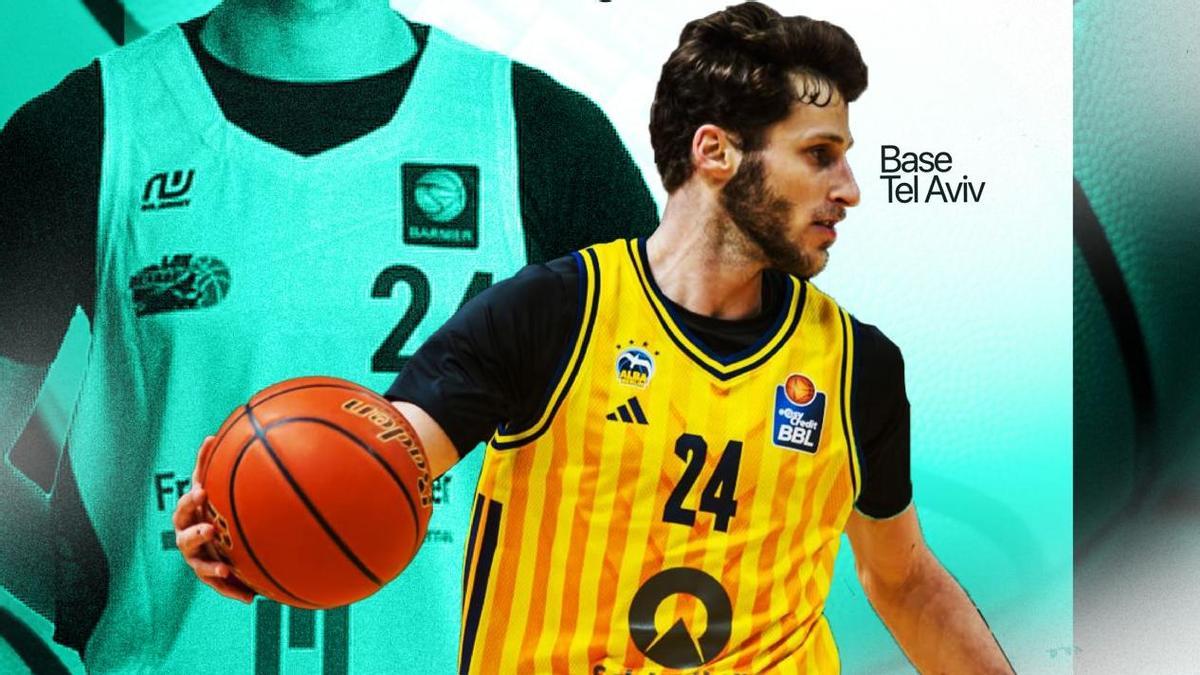 Guy Artman en la imagen de presentación del Palmer Basket