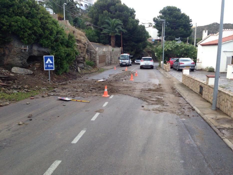 Tempesta de pedra i aigua a Roses