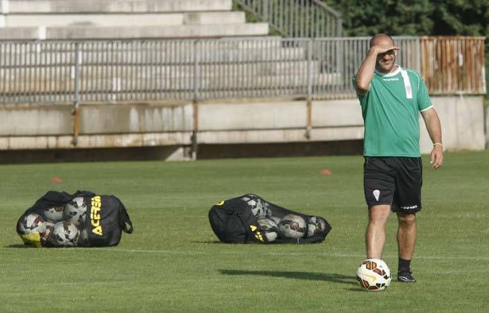 El Córdoba CF ultima el choque ante el Sevilla