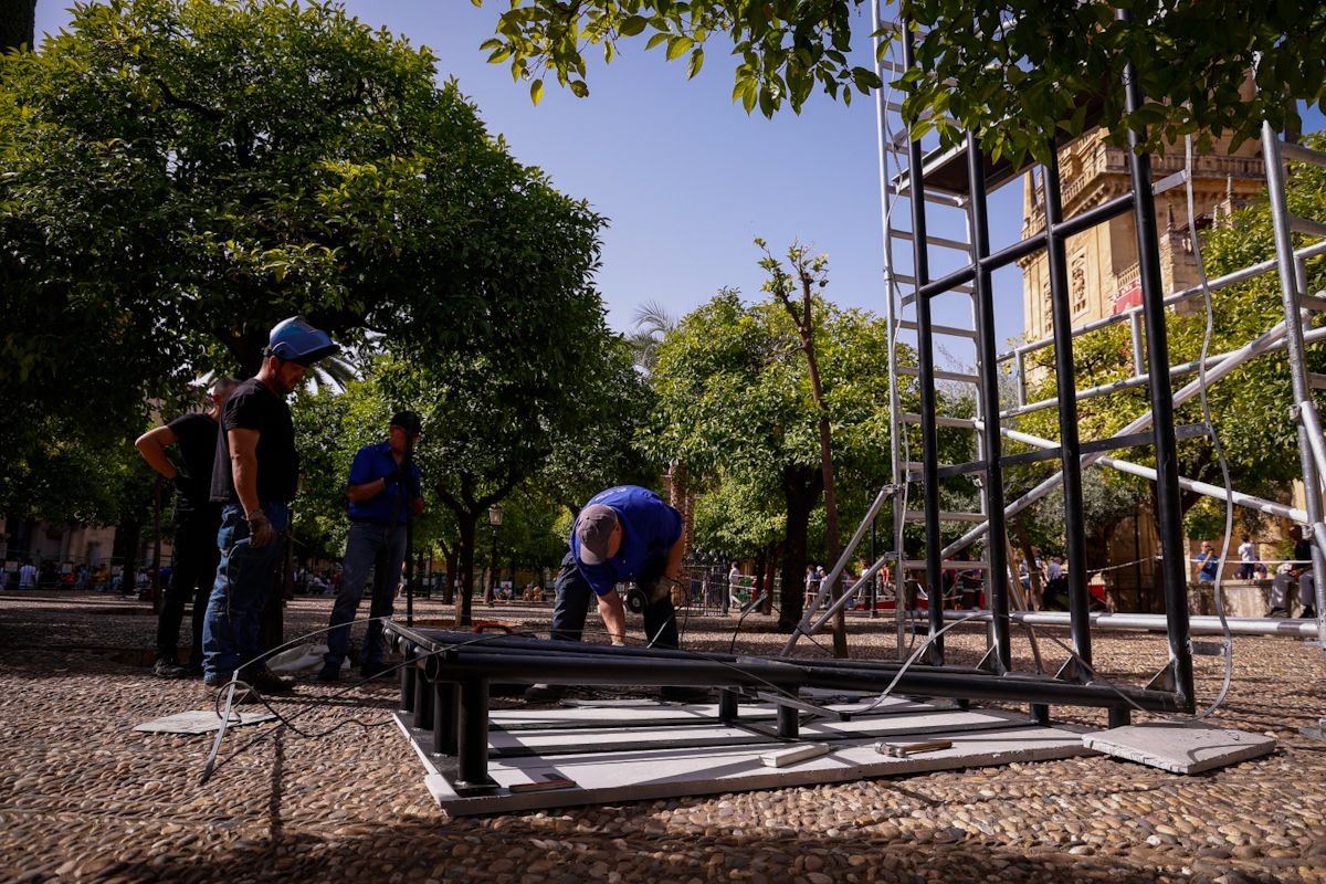 Comienza el montaje de las instalaciones de Flora 2025