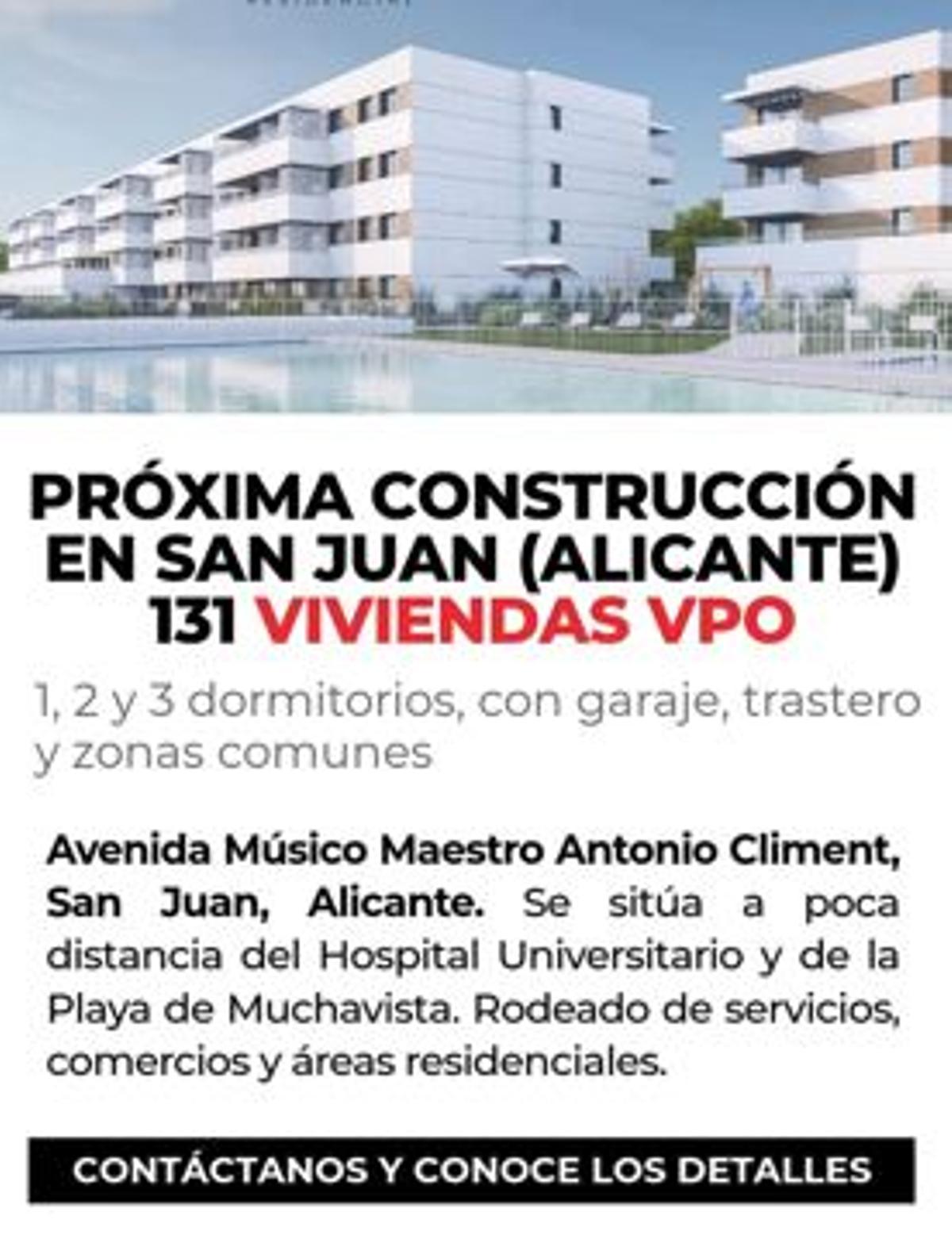 Promocion de viviendas en Nou Nazareth que ha