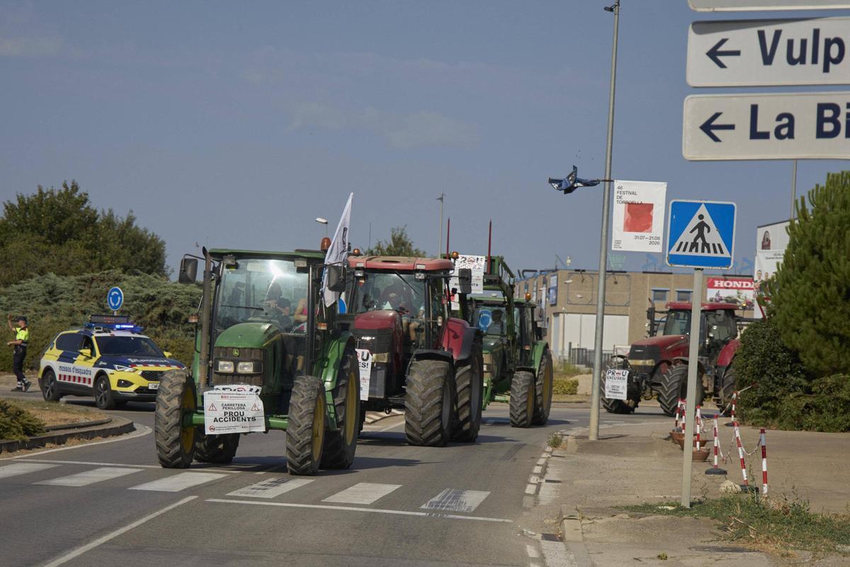 Imatges de la manifestació de Serra de Daró
