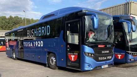 TEISA posa en marxa el primer bus híbrid interurbà a la Garrotxa - Diari de  Girona