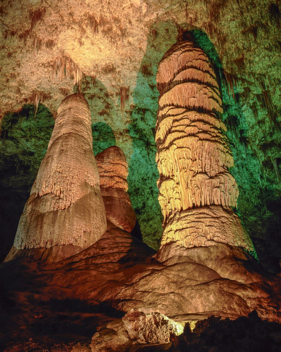 Cúpula Gigante y Cúpulas Gemelas, en el Parque Nacional de las Cavernas de Carlsbad