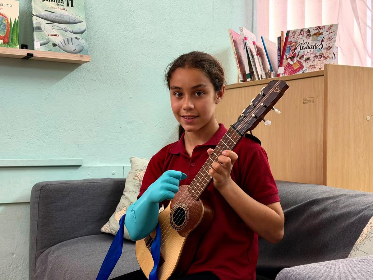 Paula Santana, alumna del CEIP Chano Sánchez