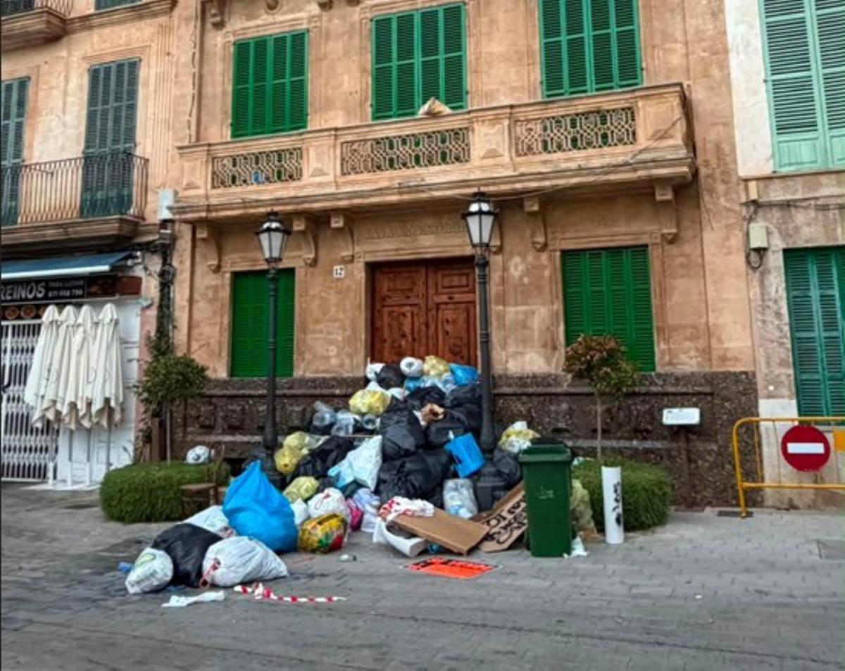Otra imagen de la acción de los quintos de Llucmajor.