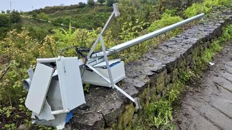 Two Forest Fire Cameras Destroyed in Northern Tenerife