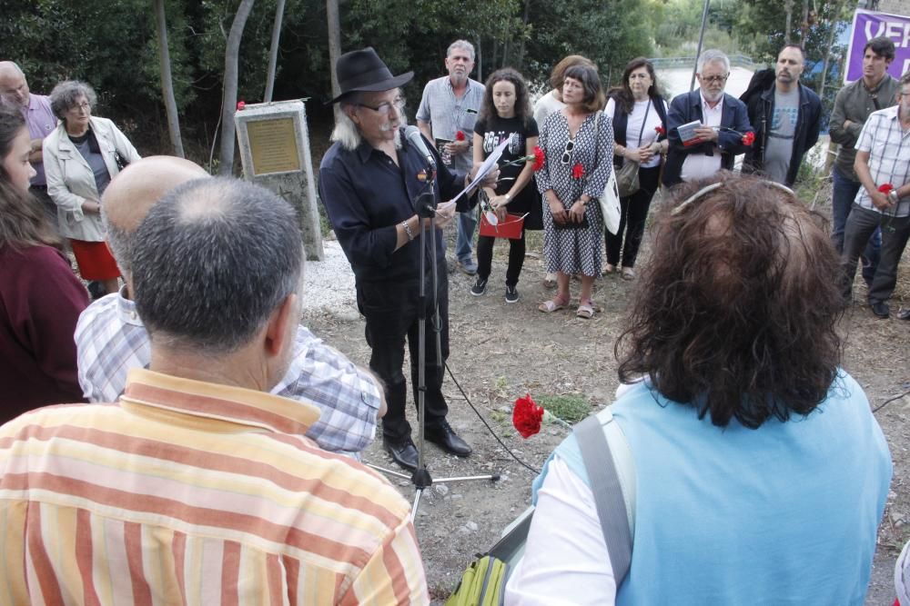 Cangas homenajea a las víctimas de Anguieiro