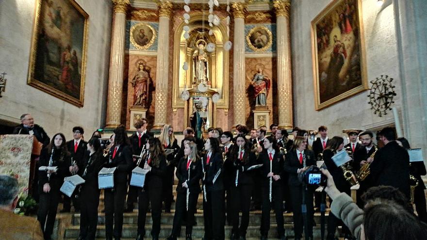 Fiestas de Sant Antoni: La Banda i Escola de Música, &#039;clamatera&#039; de sa Pobla