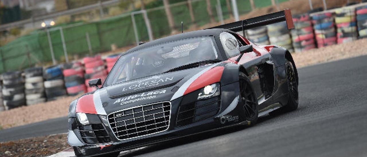 Monzón estrena el Audi R8 en el Rally de Betancuria