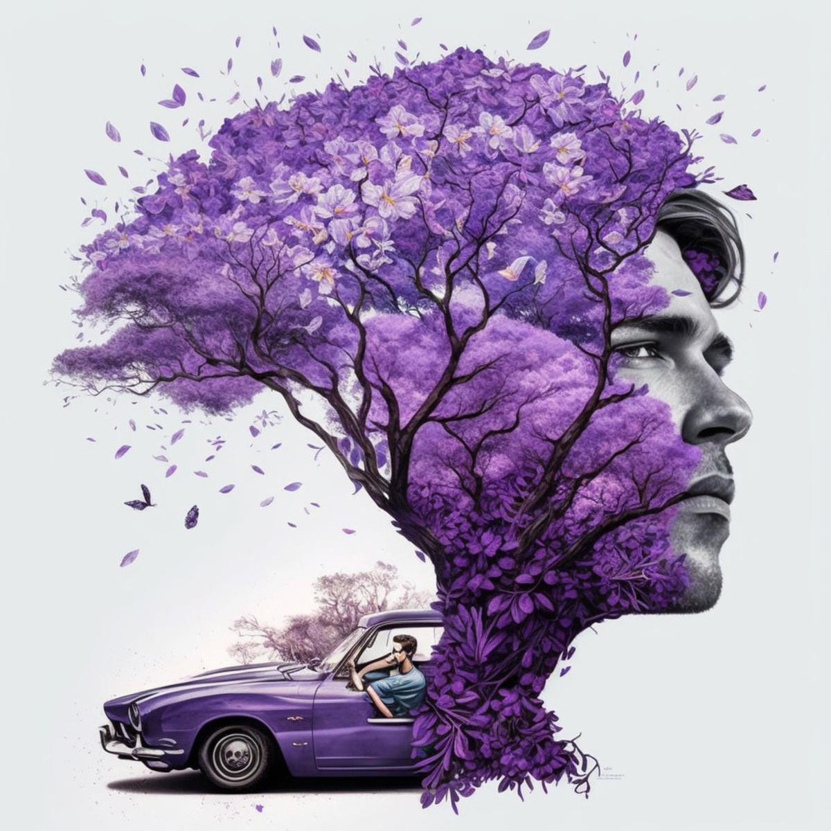 Las jacarandas ensucian cada año miles de coches en las ciudades españolas