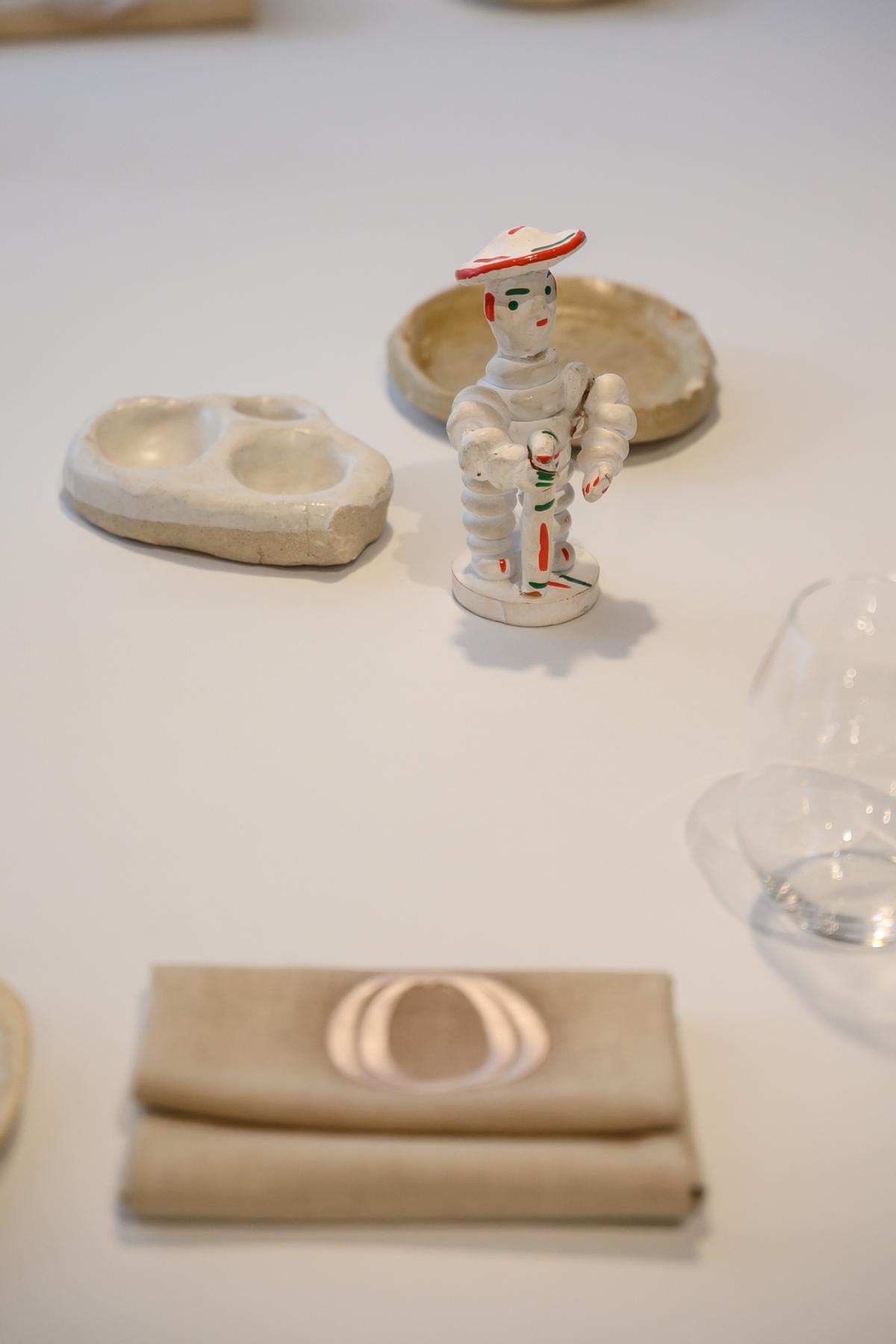 Detalle de las mesas de Aromata.