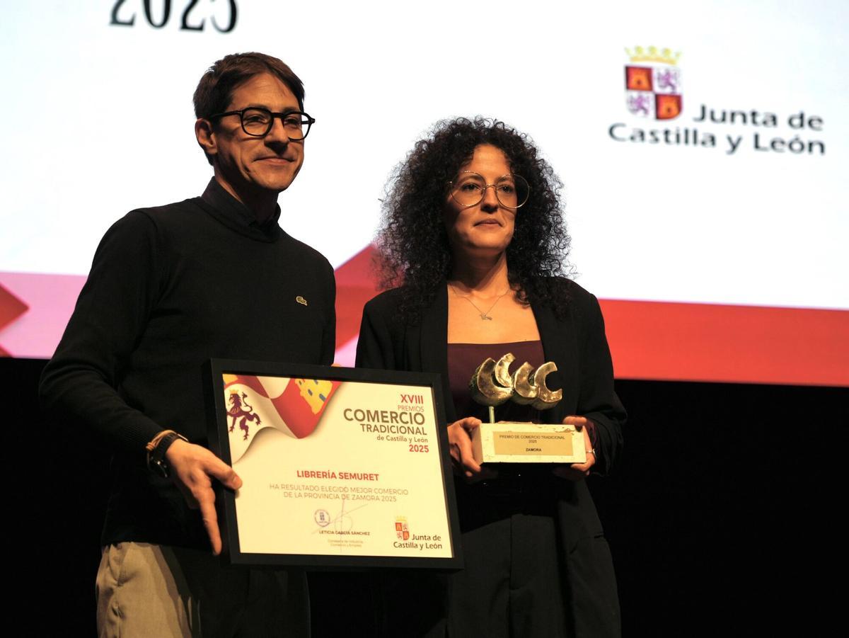 ceremonia de entrega de los Premios Comercio Tradicional de Castilla y León