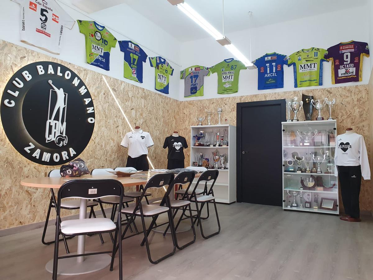 Imagen de la sede del Balonmano Zamora.
