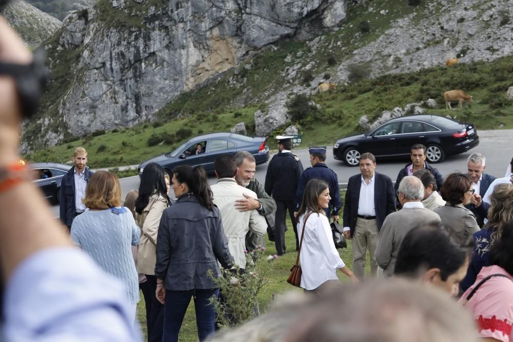 La familia real visita el Parque Nacional de Picos