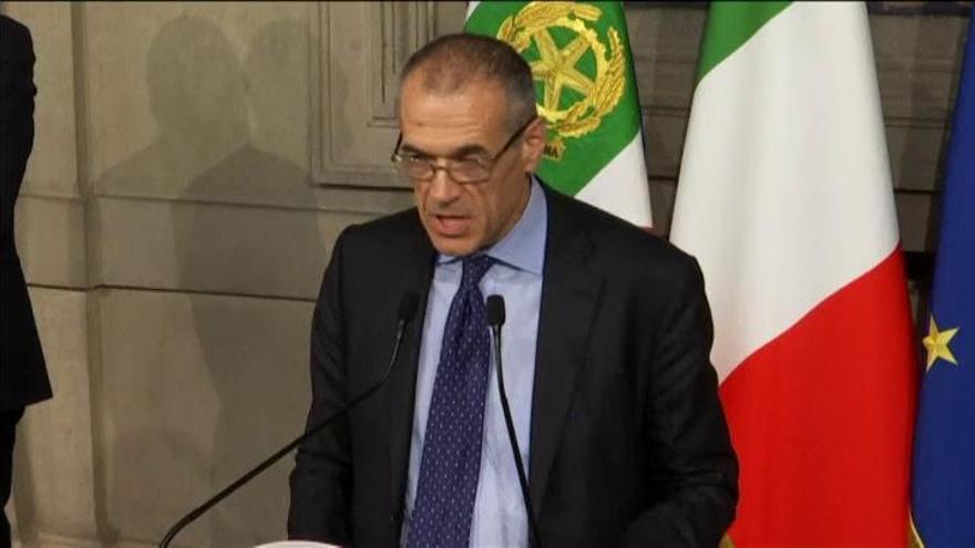 Mattarella encarga la formación de un nuevo gobierno de transición en Italia