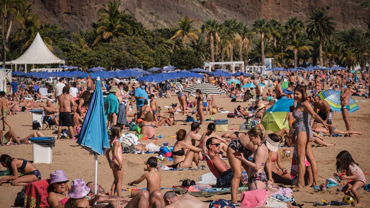 Playa de Las Teresitas.