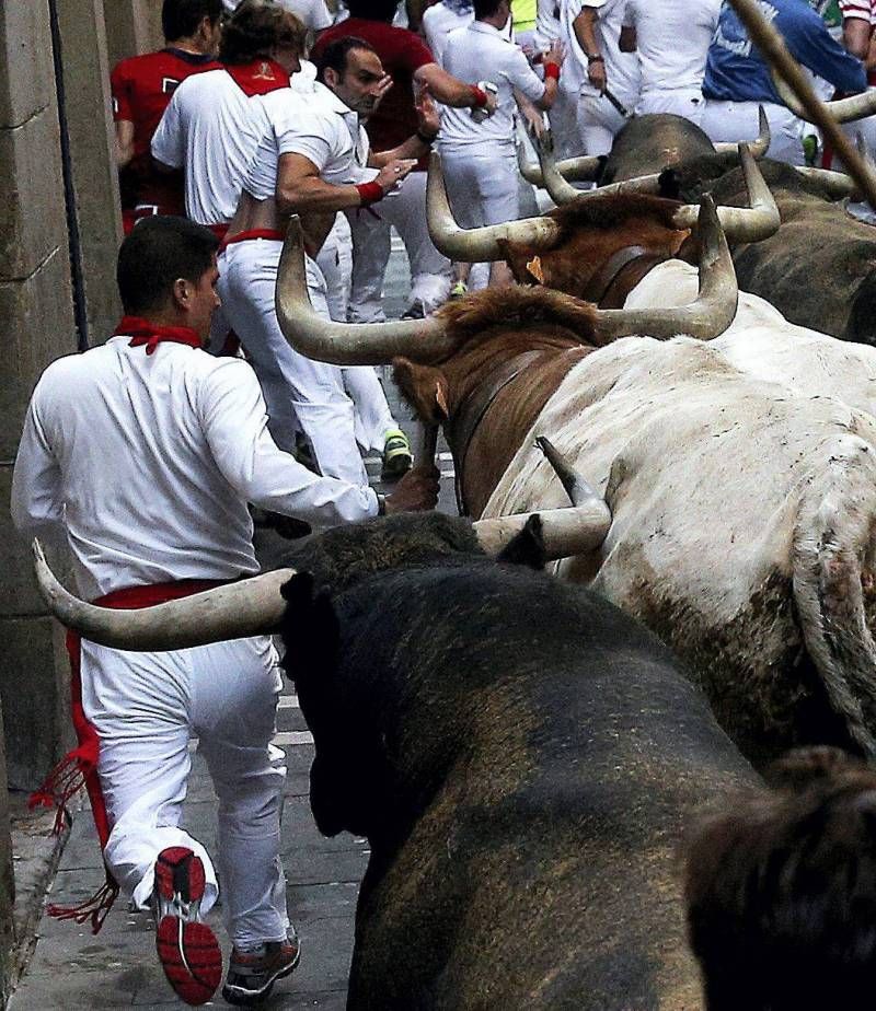 Último encierro de las Fiestas de San Fermín 2015