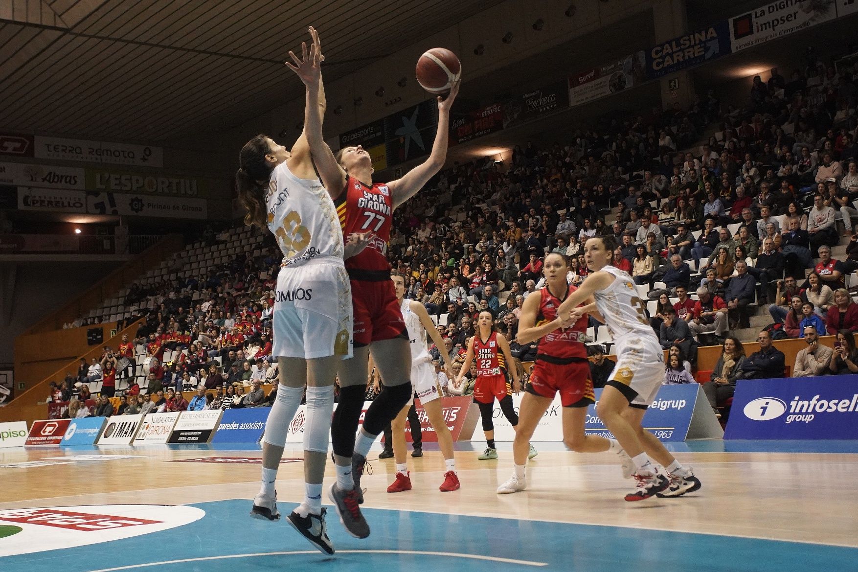 Totes les imatges del partit del Spar Girona contra el Saragossa