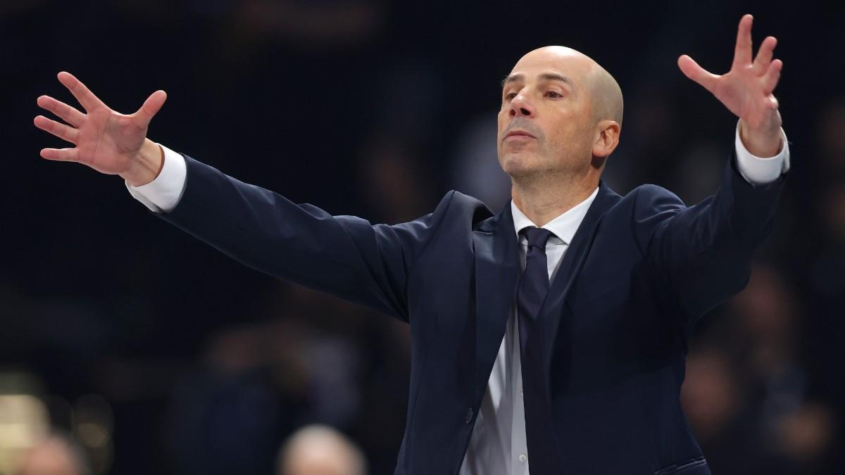 Joan Peñarroya, como entrenador del Partizan