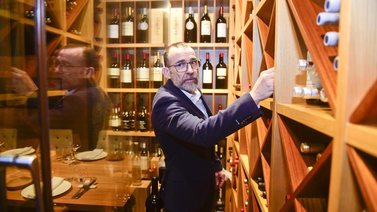 Javier Facal, sumiller de A Mundiña