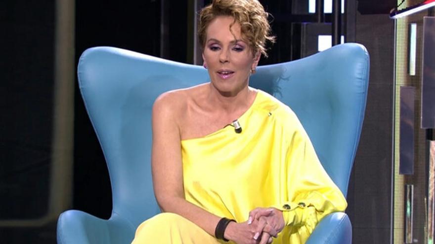 Rocío Carrasco en otra de sus última apareciones en televisión.