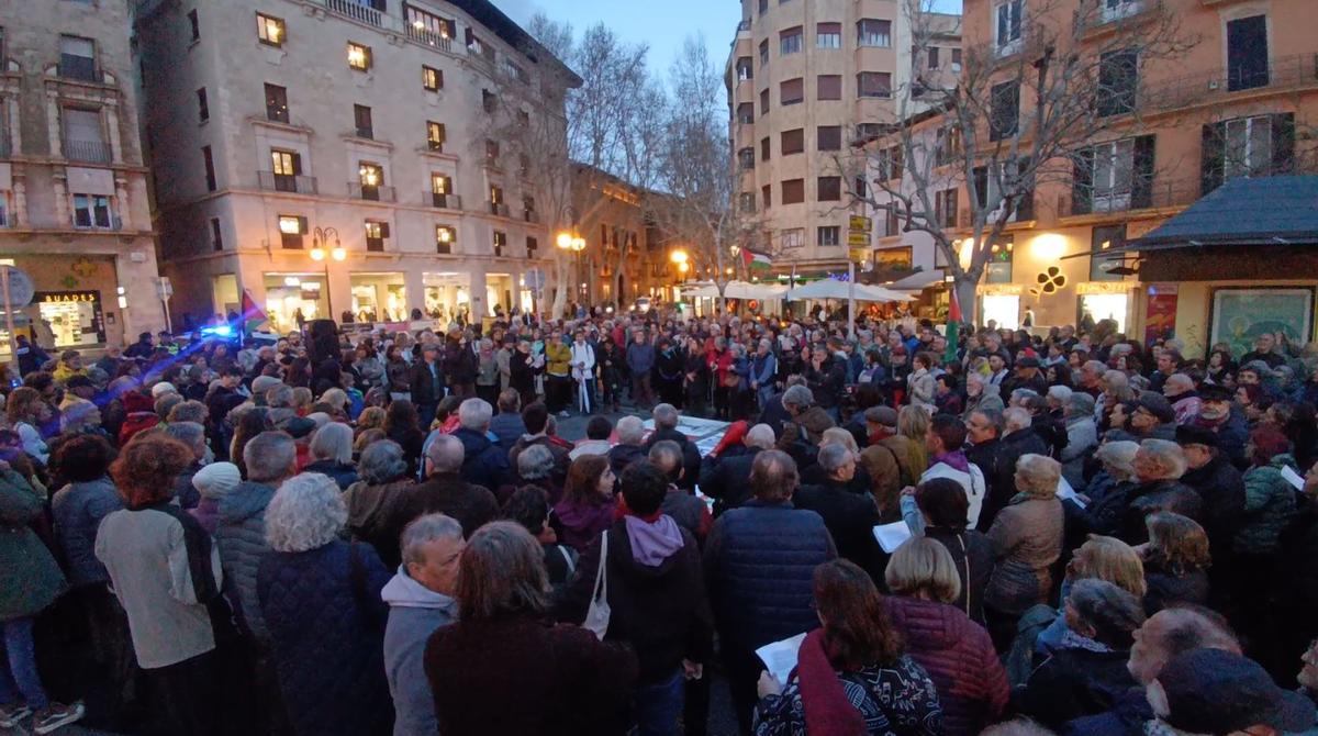 Arranca la concentración en Palma contra la guerra en Oriente Medio
