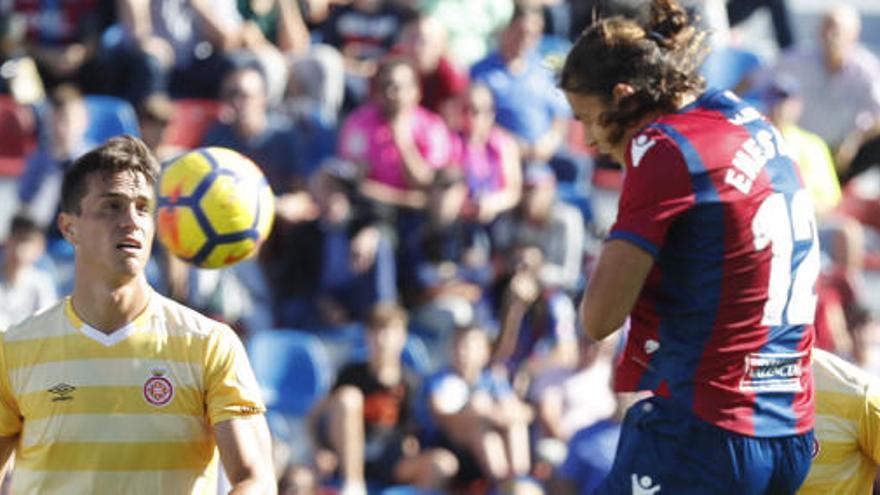 Ünal cabeceó a la red el centro de Ivi, en el 1-2 ante el Girona.