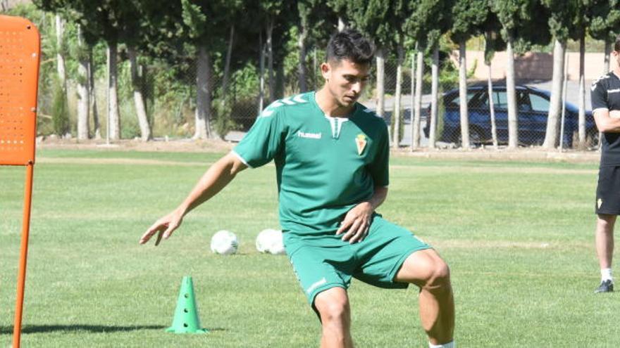 Armando, en un entrenamiento