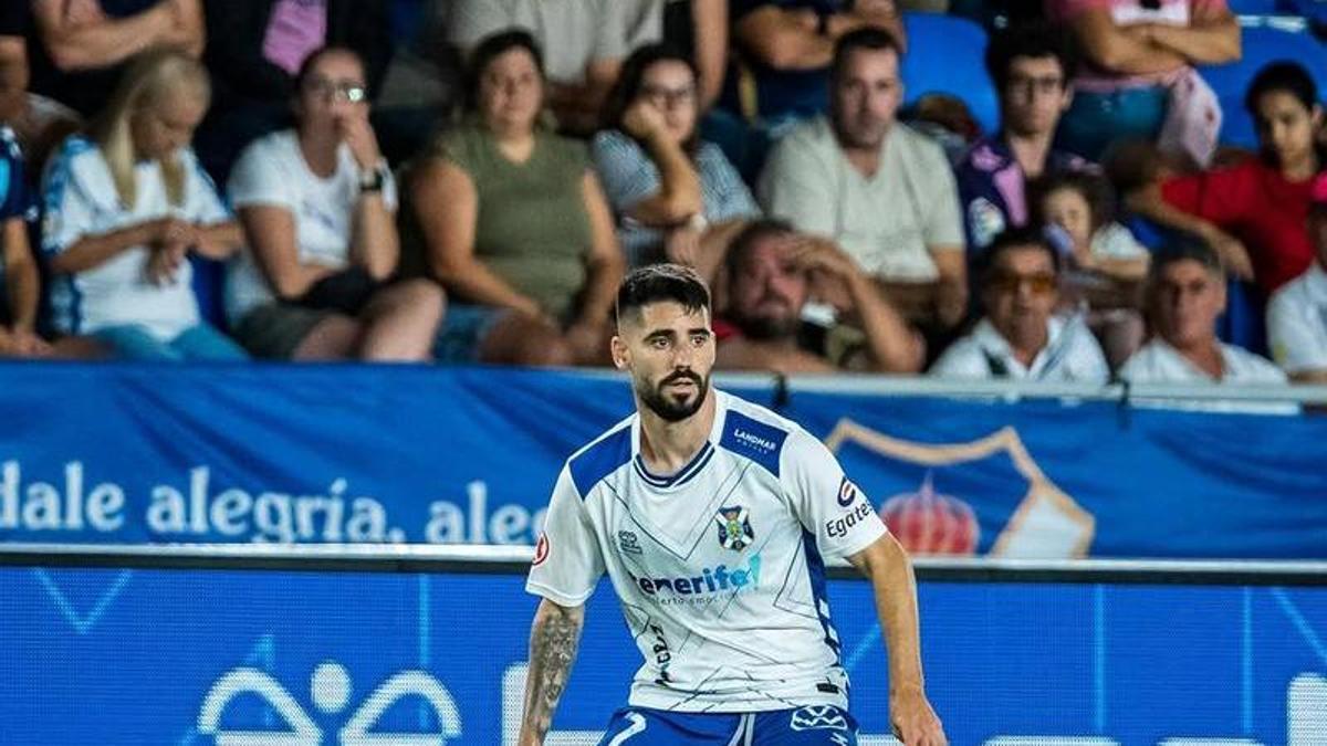 Cris Montes durante un partido en el Rodríguez López.