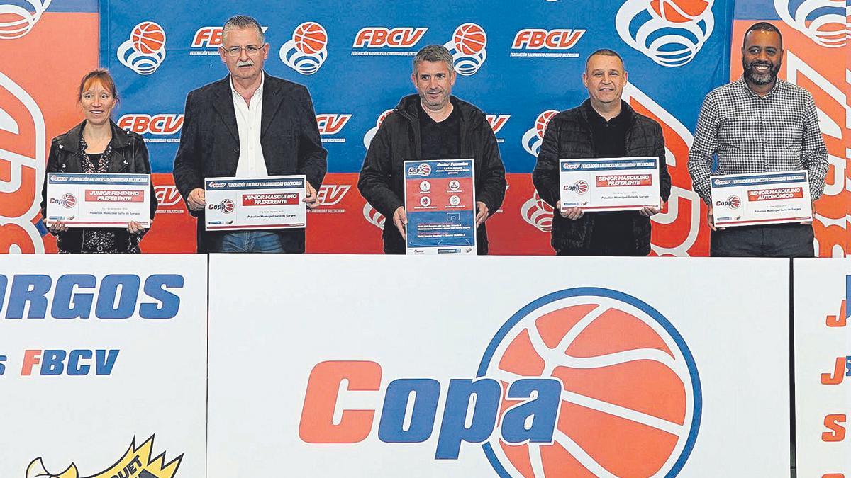 Las Copas Preferente y Autonómica fueron presentadas en el propio Pabellón Municipal de Gata de Gorgos, la instalación que albergará estas cuatro competiciones.
