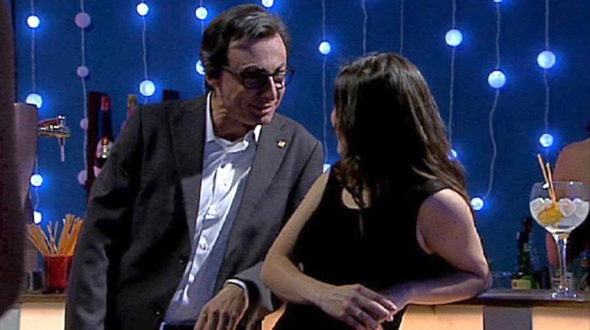 Imatge del gag ’Mas fa un cens’ en el ’Polònia’ d’aquesta nit.