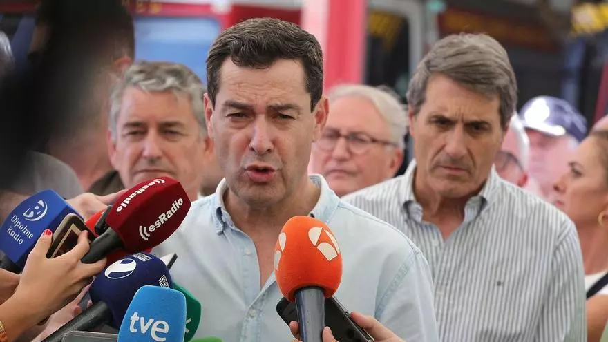 VÍDEO | Comparecencia del presidente de la Junta desde el incendio de Los Gallardos
