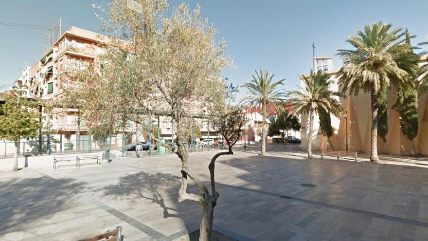 Plaza del Santísimo Cristo de Natzaret, donde se celebran los eventos festivos y religiosos.