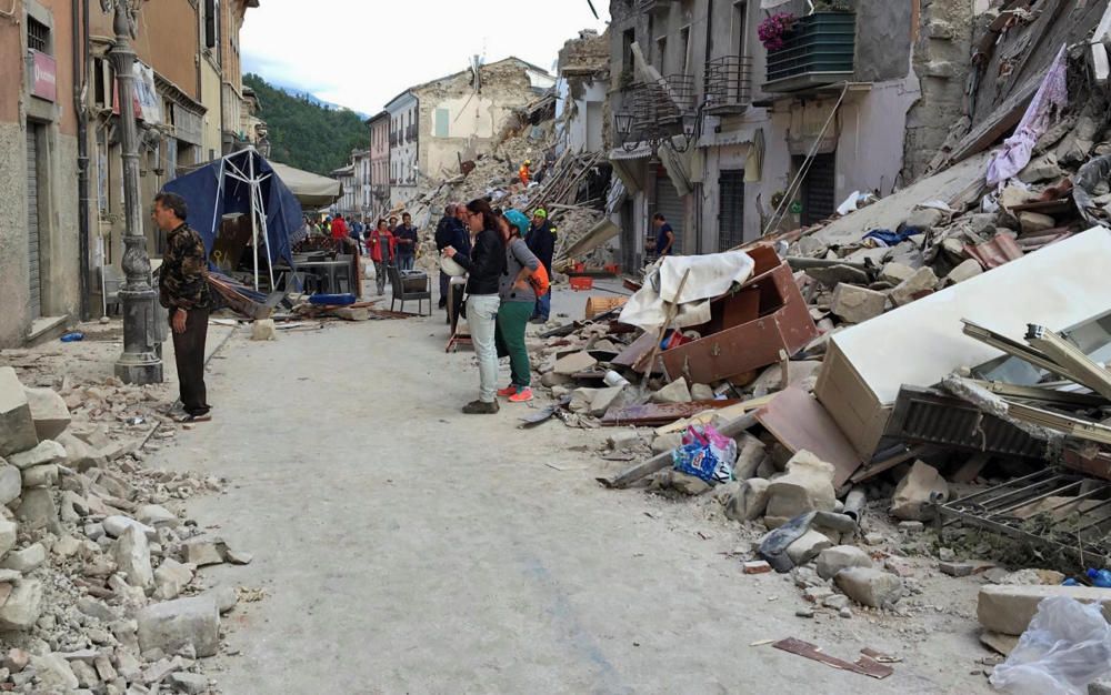 Terremoto en el centro de Italia